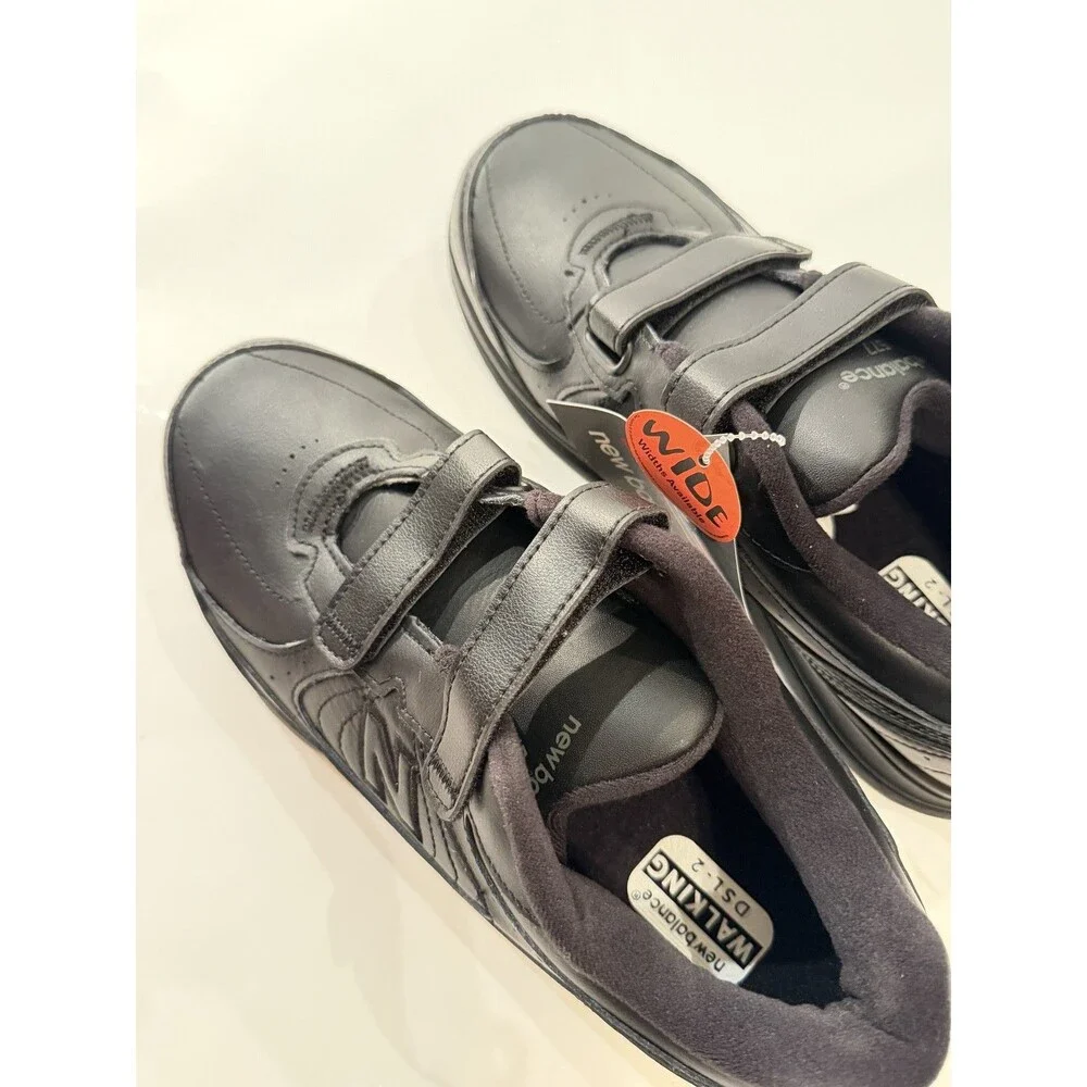 New Balance MW577VK Men's Black Walking Shoes Hook & Loop US 10 4E X-Wide USA